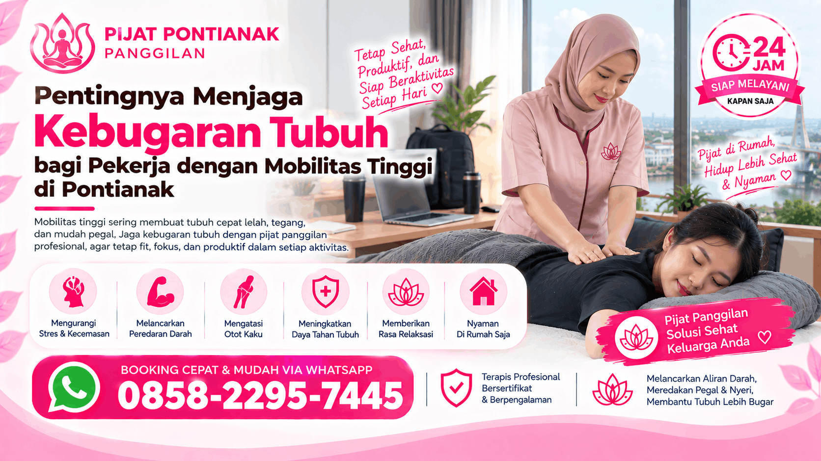 Pentingnya Menjaga Kebugaran Tubuh bagi Pekerja dengan Mobilitas Tinggi di Pontianak